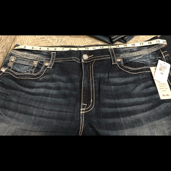 ‼️SOLD‼️ NWT Womens Miss Me Mid-Rise Easy Boot Jeans - Picture 7 of 14